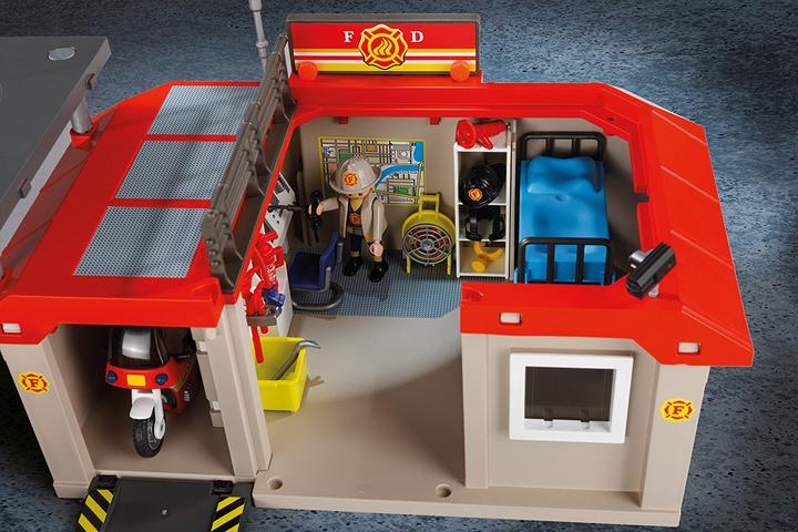 Produktbild Playmobil Take Along Fire Station (5663, Playmobil City Action)