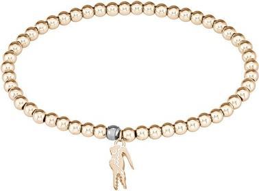 Lacoste Orbe 2040333 gold-plated steel bead bracelet