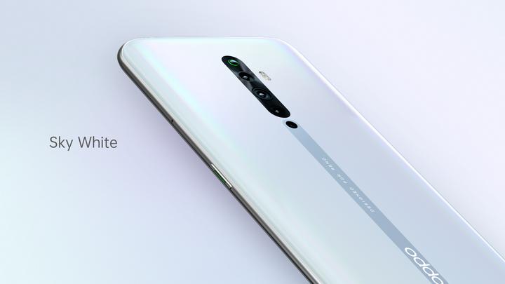 Produktbild OPPO Reno 2Z (128 GB, Sky White, 6.53", Dual SIM + SD, 48 Mpx, 4G)