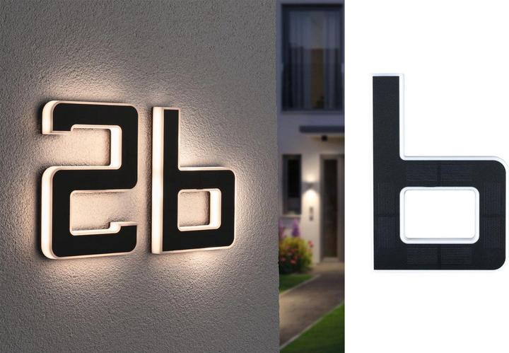 Produktbild Paulmann Solar Hausnummer (20 lm, IP44)