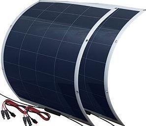 Produktbild Revolt 2er-Set flexible monokristalline Solarmodule (100 W, 1.40 kg)