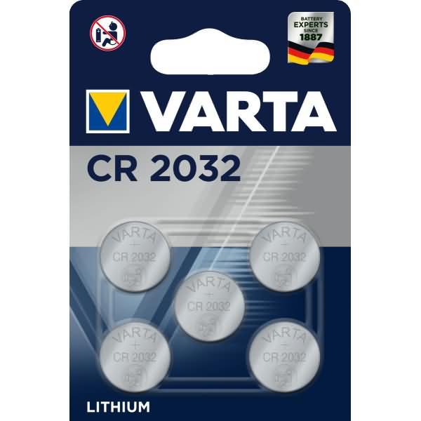 Productafbeelding Varta Cr2032 (5 Pcs., CR2032, 230 mAh)