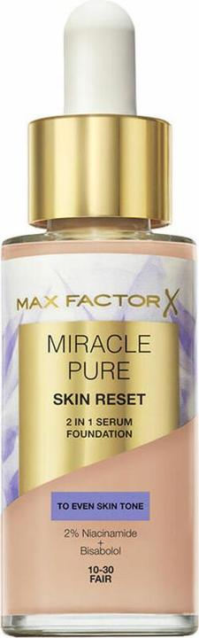 Produktbild Max Factor Miracle Pure Skin Reset 2in1 Serum Foundation - Makeup 30 ml 10-30 Fair (10-30 Fair)