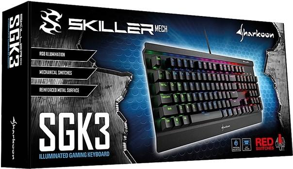Immagine prodotto Sharkoon Skiller Mech SGK3 (DE, Cablato)