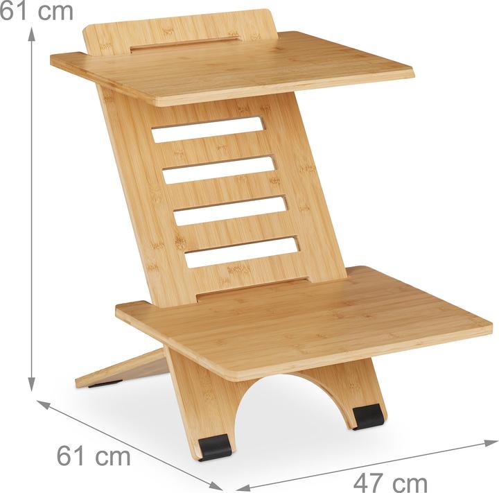 Image du produit Relaxdays Rehausse de bureau debout