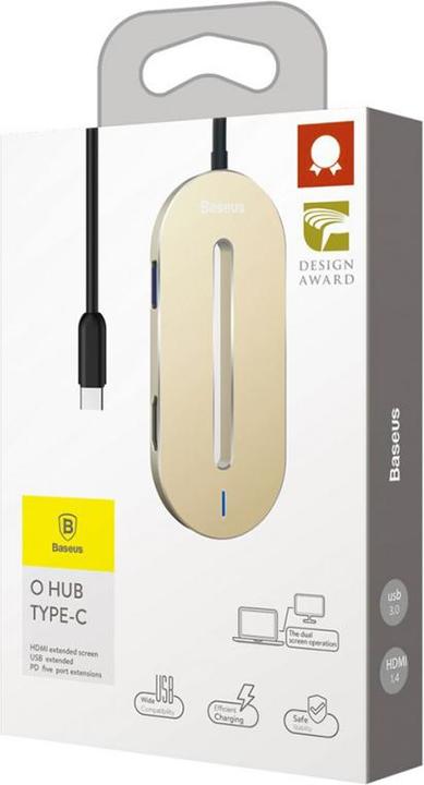 Actual product image Baseus O HUB Series (USB-C, USB-A)