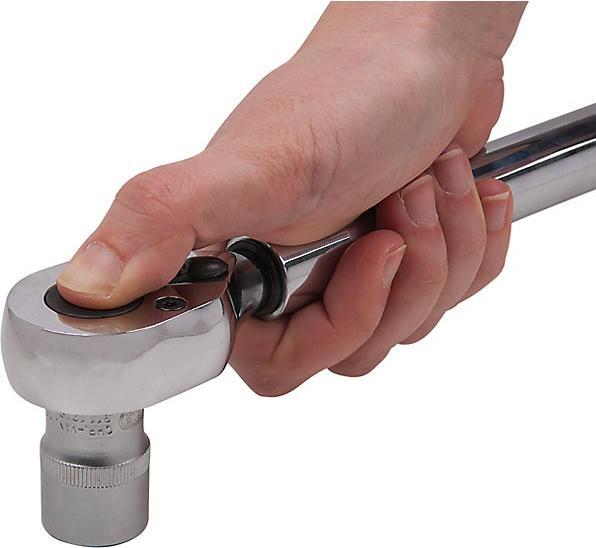 Actual product image KS Tools Industrial torque wrench, reversible, 3/4", 150-800 Nm (3/4", 5 Nm, 800 Nm)