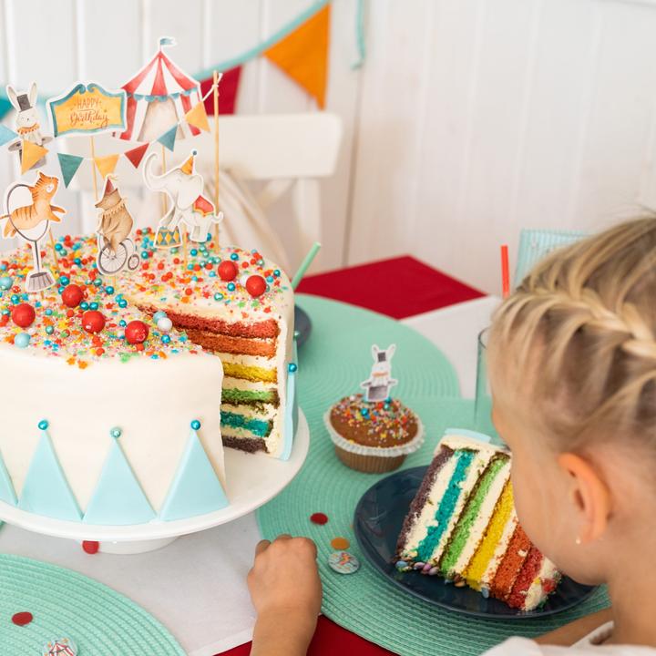 Image du produit Papierdrachen Bâtons pour gâteaux (Anniversaire) - Cirque - Set 3