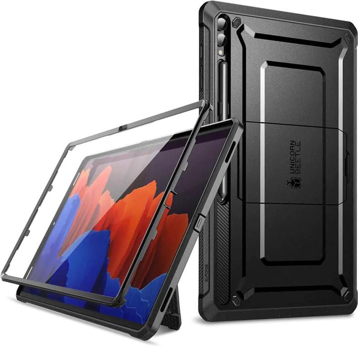 Supcase Tablethoes Unicorn Beetle Pro - Adatto per Samsung Galaxy Tab S9 Ultra - Con schermo integrato (Samsung Galaxy Tab S10 Ultra)
