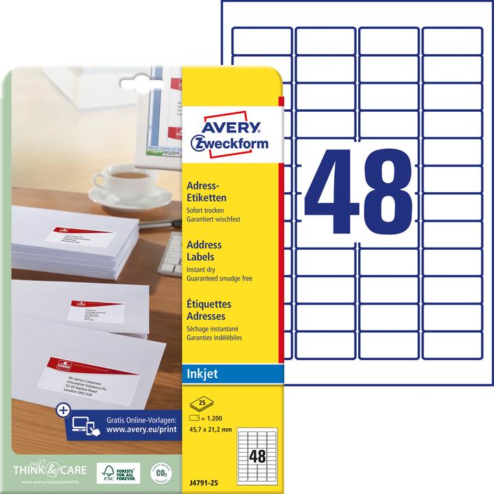 Produktbild Avery Adressaufkleber