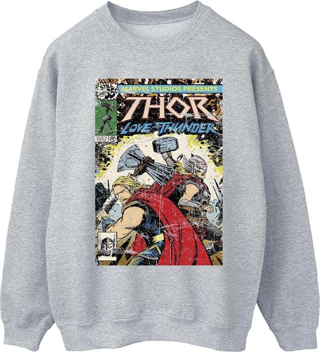 Thor Love And Thunder Vintage Poster Sweatshirt (XL)