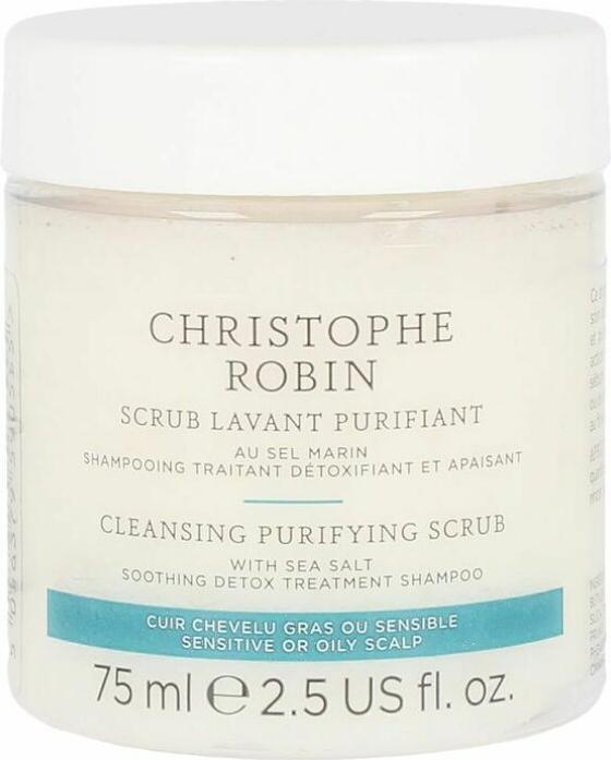 Christophe Robin Scrub lavant purifiant au sel marin (75 ml, Shampoing liquide)