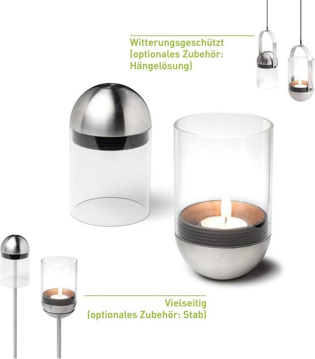 Image du produit Höfats Lanterne GRAVITY CANDLE M90 (1 x, 8 x 13 cm)