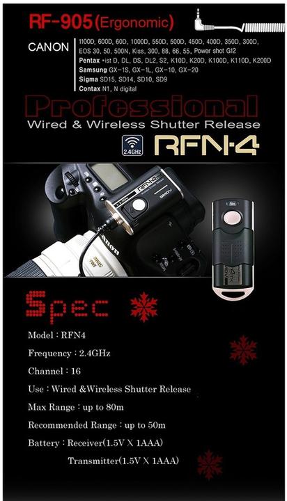 Actual product image SMDV RFN 4S Kit Nikon (Flash unit adapter)