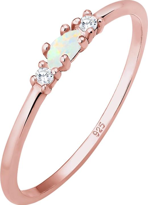 Elli Edelstein Ring, Opal (58, 925 Silber)