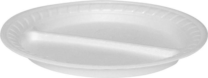Produktbild Wimex.eu Party-Platte (XPS) oval weiss 35 x 24,7 cm - 10 Stück (10 x)