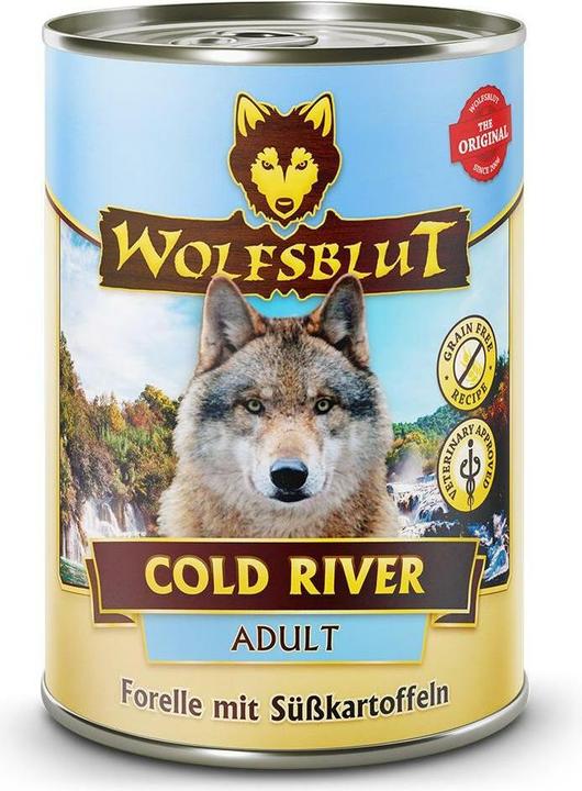 Produktbild Wolfsblut Forelle mit Süsskartoffel (395g) (Adult, 1 Stk., 395 g)