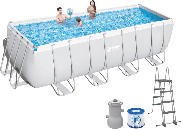 Actual product image Sundream Set with pump and ladder (450 x 220 x 122 cm)