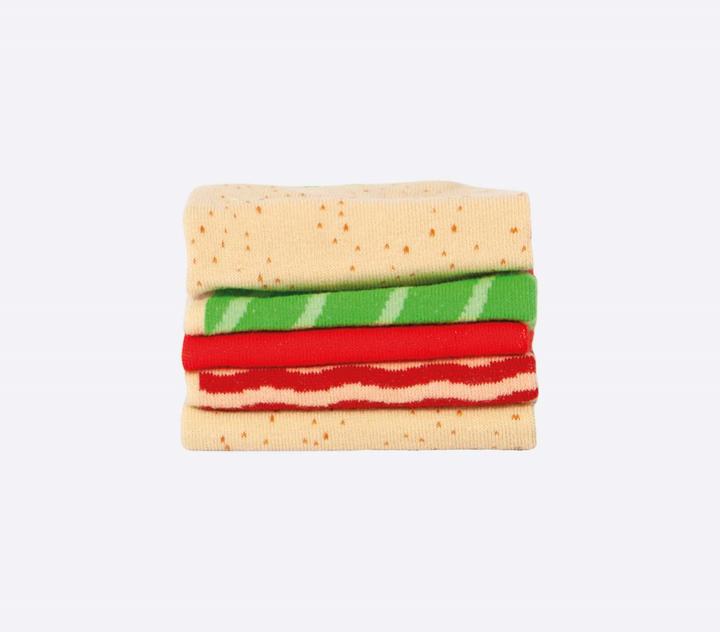 Actual product image Eat My Socks Socks, Classic BLT (One size)