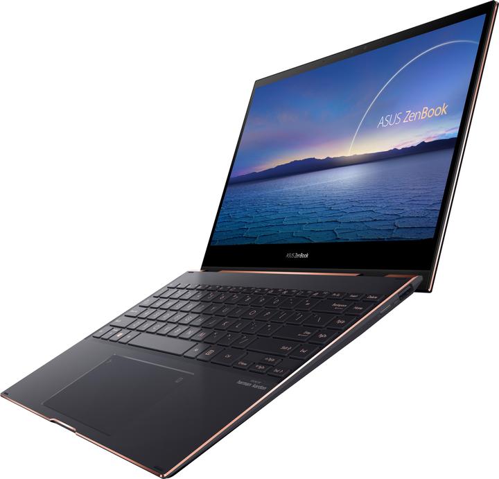 Actual product image ASUS Zenbook Flip S UX371EA HL003R - Flip design - Core i7 1165G7 / 2.8 GHz - Evo - W (13.30", Intel Core i7-1165G7, 16 GB, 1000 GB, DE)