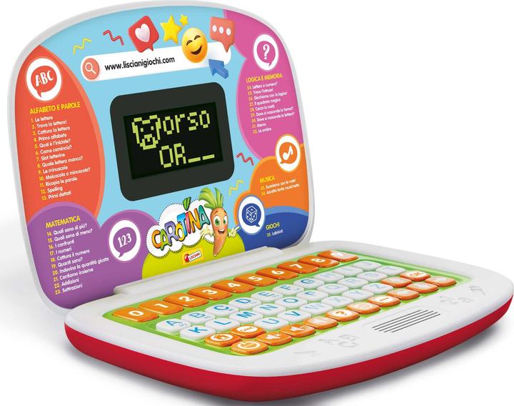 Actual product image Lisciani Carrot Laptop Educational