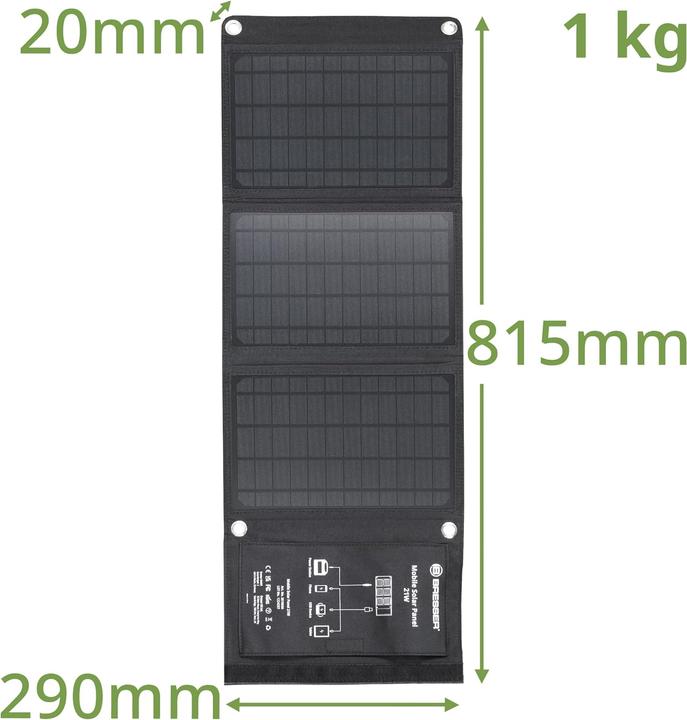 Produktbild Bresser Solar Ladegerät, 21W (21 W, 1 kg)