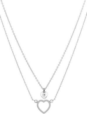 Tommy Hilfiger Original set of steel jewelry with heart-shaped Minimal Hearts 2770148, hint: Necklaces (Stahl)