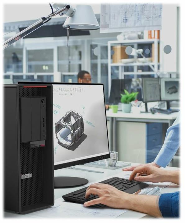 Produktbild Lenovo ThinkStation P620 Tower TS, ThinkStation P620 (AMD Ryzen ThreadRipper PRO 5945WX, 64 GB, 1000 GB, RTX 2000 Ada)