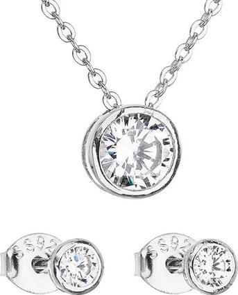 Immagine prodotto Evolution Group Jewelry Set with Zircon Earrings and Necklace 19007.1