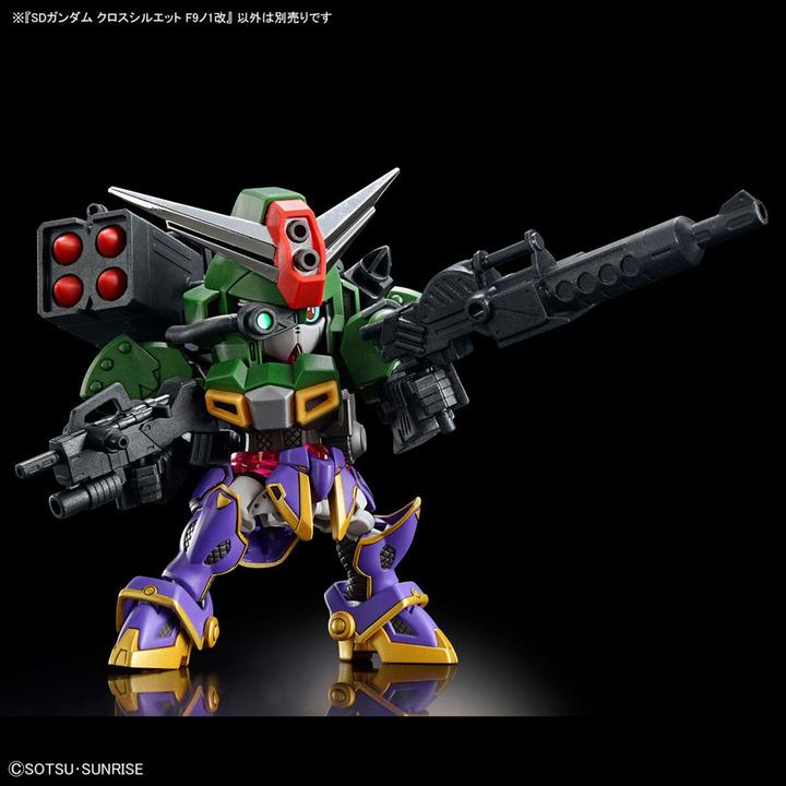Actual product image Bandai GUNDAM - SD Gundam Cross Silhouette F-Kunoichi Kai - Model Kit