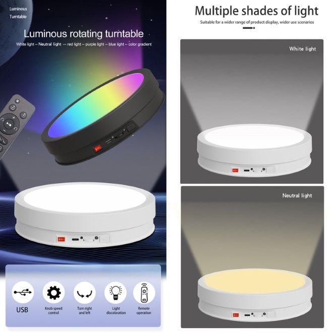 Produktbild MU Classic 360° Elektrischer LED Drehteller (Weiteres Zubehör)