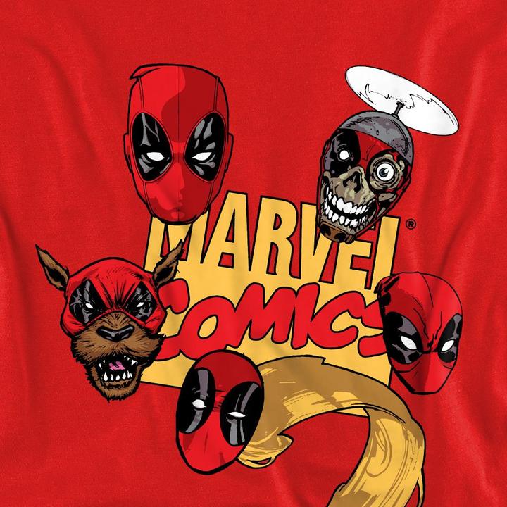 Immagine prodotto Deadpool Felpa Teste di Personaggi Adulto Unisex (XL)