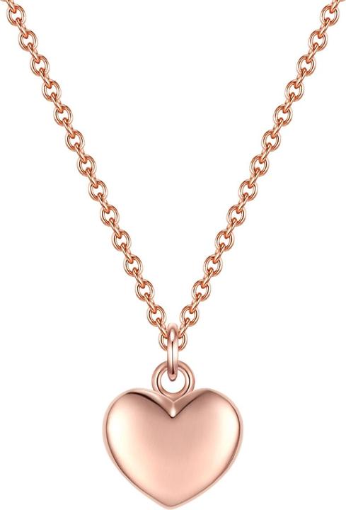 Immagine prodotto Glanzstücke München Catena da donna in argento rosa 40,0 cm + 5,0 cm di estensione - 28379 (Argento, 40 - 45 cm)