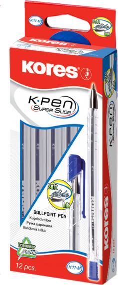 Produktbild Kores Kugelschreiber (Blau, 12 x)