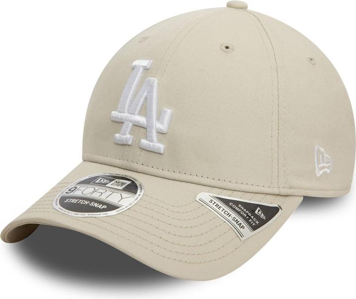 Actual product image New Era 9Forty Stretch-Snap Cap - Los Angeles Dodgers beige (One size)