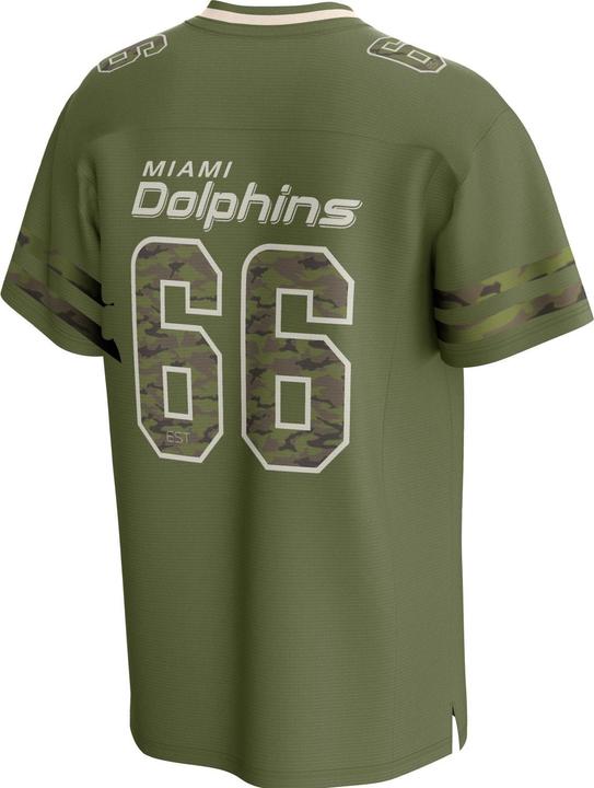 Actual product image Fanatics Miami Dolphins NFL Supporters Jersey oliv camo - XL (XL)