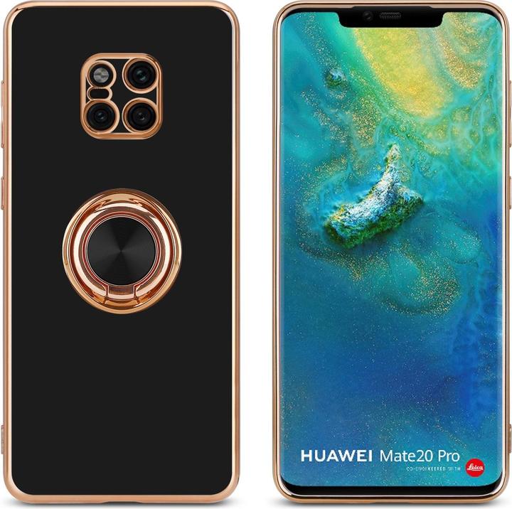 Actual product image Cadorabo Case for Huawei MATE 20 PRO in TPU with camera protection and ring LM089 Style (Mate 20 Pro)