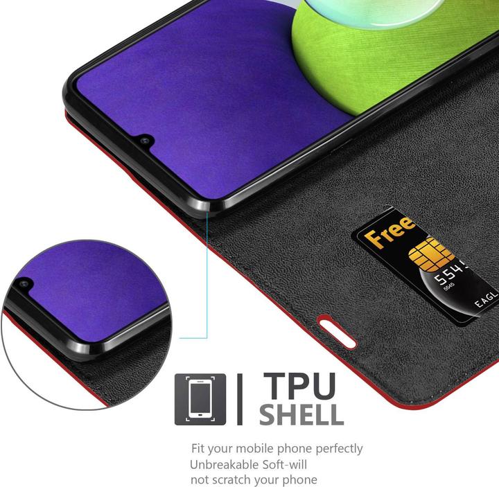 Image du produit Cadorabo Book Invis. Étui magnétique (Samsung Galaxy M22, Samsung Galaxy A22, Samsung Galaxy A32)