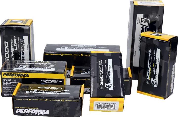Image du produit Performa Racing Graphene Lipo 6600 14.8V 120C (14.80 V, 6600 mAh)