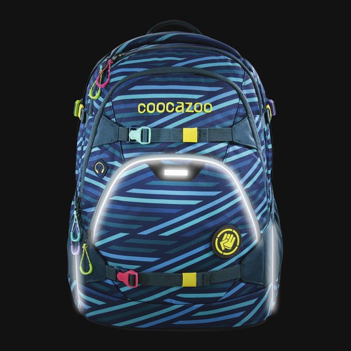 Actual product image Coocazoo ScaleRale Zebra Stripe Blue (30 l)