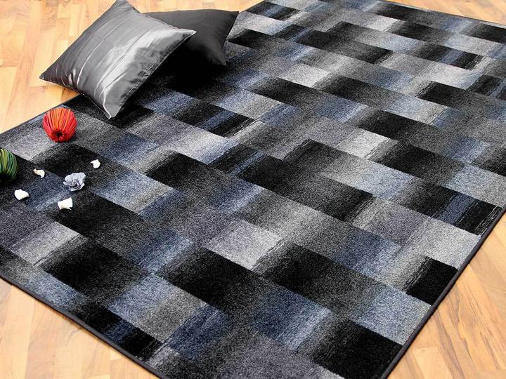 Produktbild Snapstyle Designer Velour Teppich Mystic Karo (140 x 200 cm)