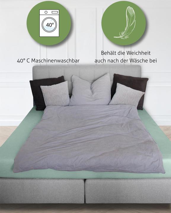 Produktbild Aspero Bambus Spannbettlaken Macau (140 x 200 cm)