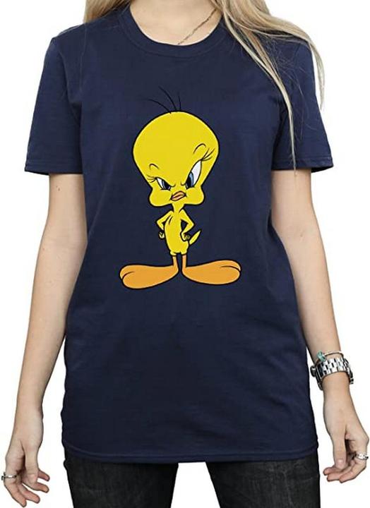 Looney Tunes Angry Tweety Baumwolle Boyfriend TShirt (M)