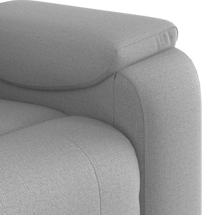 Immagine prodotto VidaXL Poltrona massaggiante in tessuto cloud grey poltrona TV massaggiante