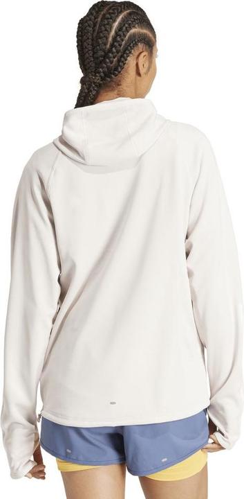 Actual product image adidas Women's Own The Run 3-Stripes Hoodie (M)