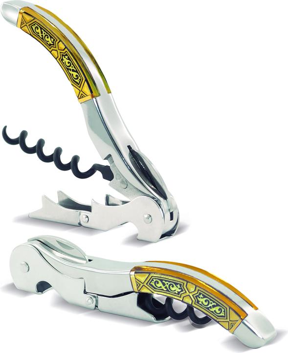 Actual product image Pulltex Un tire-bouchon DAMASQUINADO (Lever corkscrew)