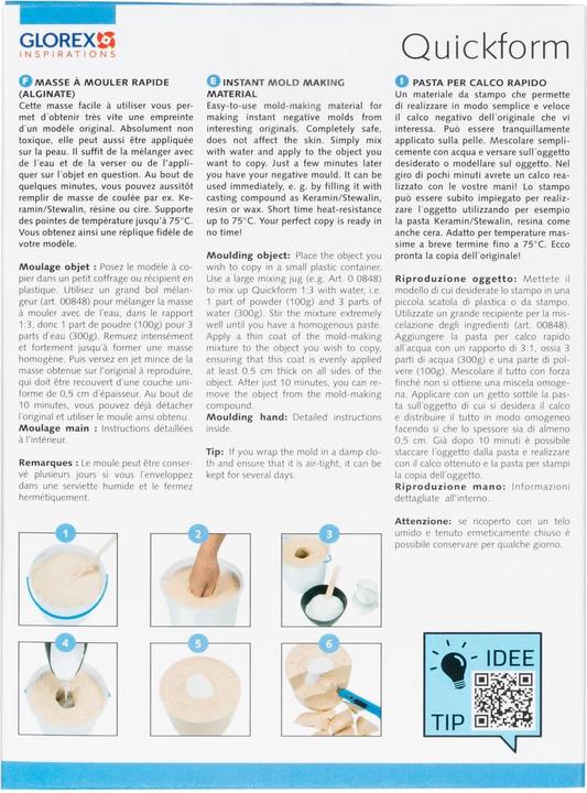 Produktbild Glorex Abformmasse Quickform