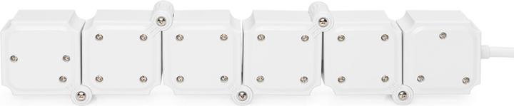 Productafbeelding Digitus Flexibele 4-weg stekkerdoos met 2 USB-poorten & schakelaar (4 x, CEE 7/3, 1.60 m)