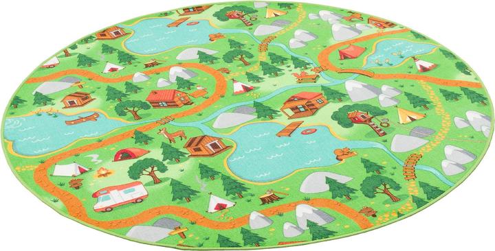Snapstyle Kinder Spiel Teppich Campingplatz