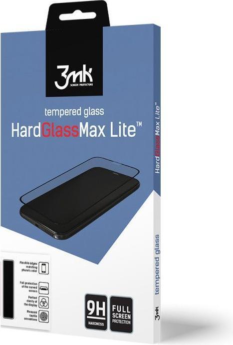 Image du produit 3MK HardGlass Max Lite for iPhone Xr / 11 black frame (1 pièce(s), Apple iPhone XR)